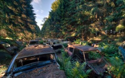 Estacionamentos abandonados: cenários de terror