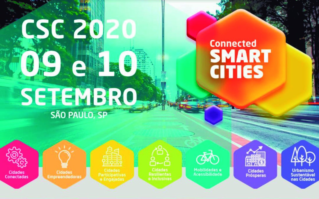 Connected Smart Cities 2020 ocorre em SP em setembro